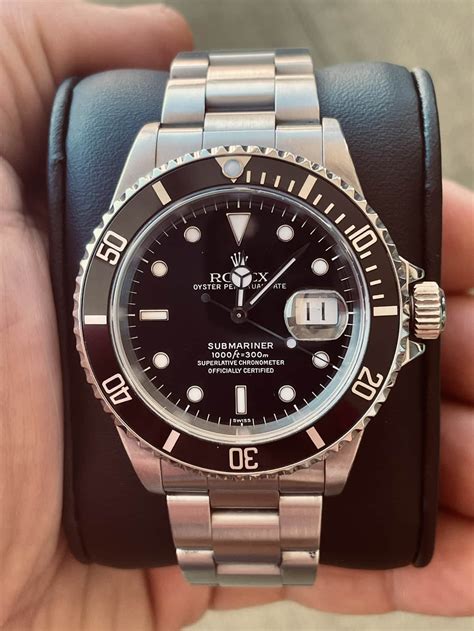 rolex submariner 16610 serial x